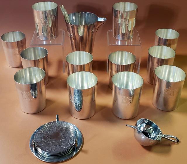 GROUP OF SILVERPLATE (1 of 7)