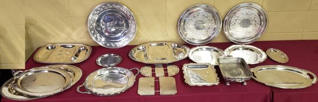 LARGE GROUP OF SILVERPLATE (1 of 4)