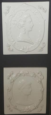 2 FRAMED GLAZED TILES (1 of 4)