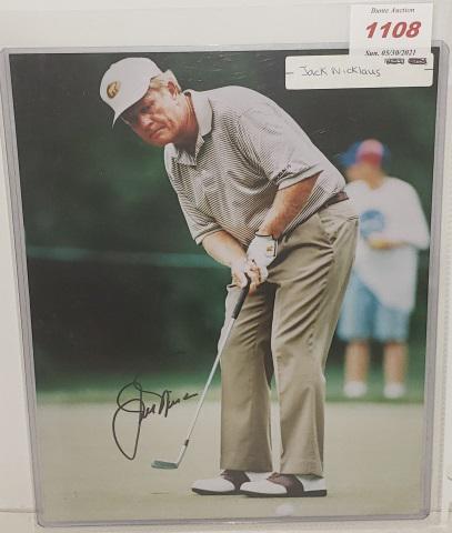 JACK NICKLAUS AUTOGRAPHED PHOTO (1 of 3)
