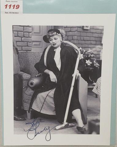 LUCILLE BALL AUTOGRAPHED PHOTO (1 of 3)