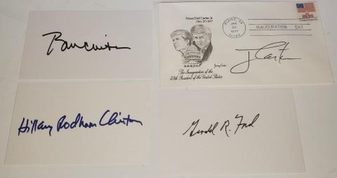 4 WASHINGTON LEGENDS AUTOGRAPHS (1 of 2)