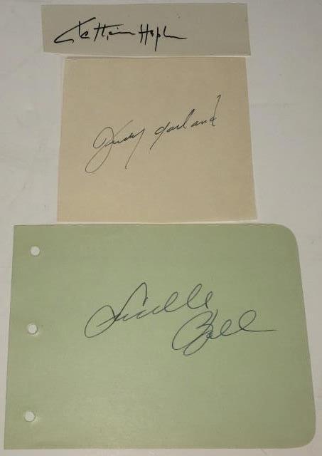 3 LADY HOLLYWOOD LEGENDS AUTOGRAPHS (1 of 3)