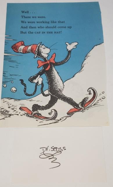 DR. SEUSS AUTOGRAPH (1 of 3)
