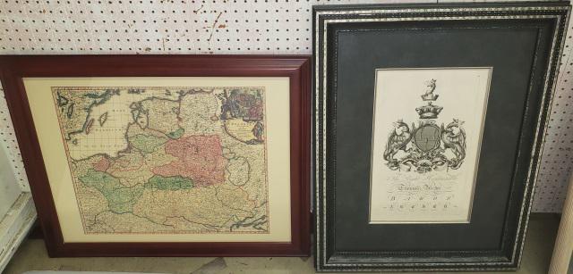 TWO FRAMED GRAPHICS (1 of 3)