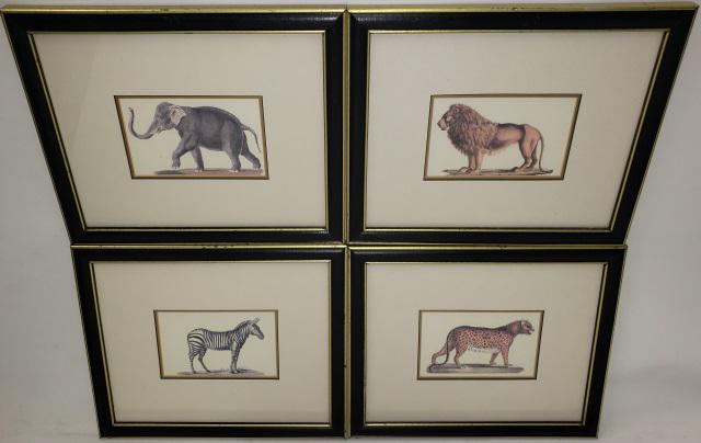 4 FRAMED ANIMAL PRINTS (1 of 1)
