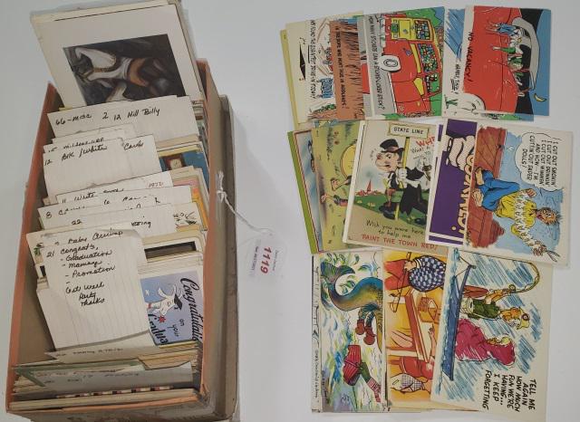 APPROXIMATELY 300 MISCELLANEOUS POSTCARDS (1 of 9)