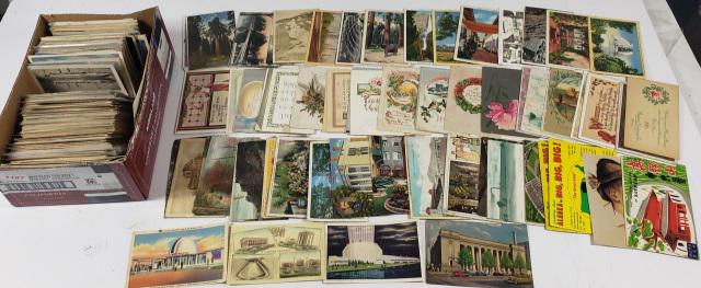 GROUP OF MISCELLANEOUS POSTCARDS (1 of 9)