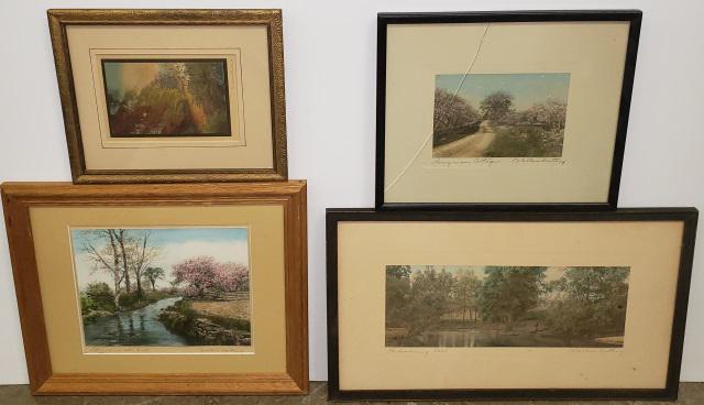 4 WALLACE NUTTING HAND TINTED PHOTOGRAPHS (1 of 5)