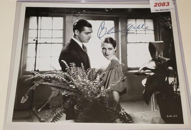CLARK GABLE AUTOGRAPHED PHOTO: With COA.