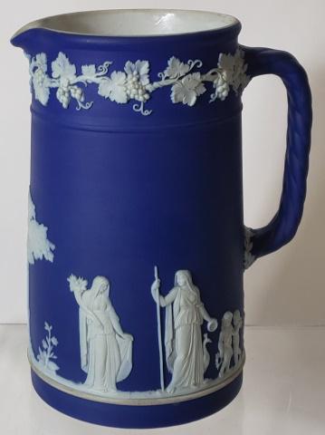 BLUE & WHITE WEDGWOOD PITCHER (1 of 12)