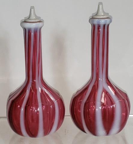 2 GLASS BARBER BOTTLES (1 of 4)