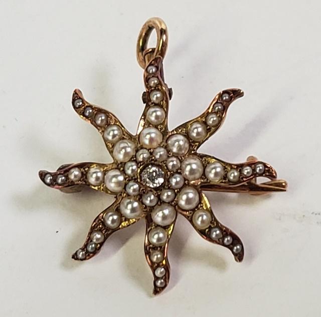 RIKER BROTHERS 14K YELLOW GOLD PIN (1 of 2)