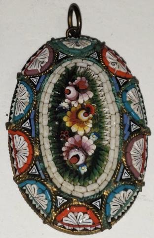 VINTAGE MICRO MOSAIC PENDANT (1 of 3)