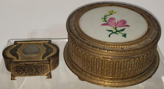 2 GILT METAL DRESSER BOXES (1 of 6)