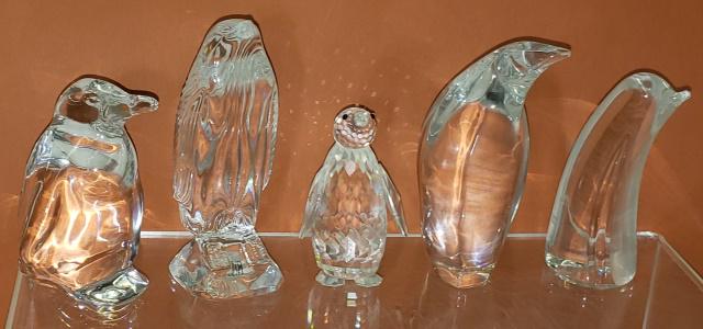 5 CRYSTAL PENGUINS (1 of 1)