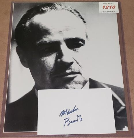 MARLON BRANDO AUTOGRAPH (1 of 3)