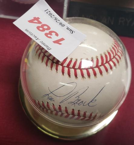 LOU BROCK SIGNED BASEBALL (1 of 1)
