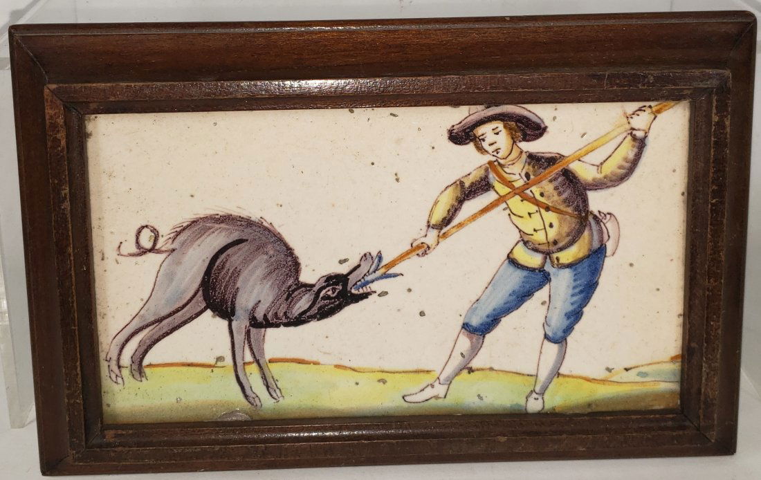 FRAMED VINTAGE TILE (1 of 3)