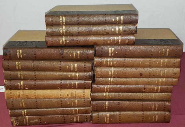19 LEATHER BOUND BOOKS: Elbert Hubbard.
