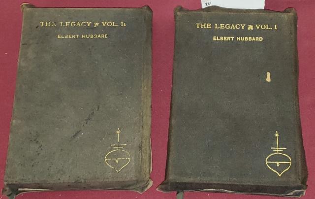 2 BOOKS: Elbert Hubbard.