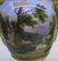 1054: ***PAIR OF OLD PARIS PORCELAIN 2-HANDLE URNS - 3
