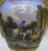 1054: ***PAIR OF OLD PARIS PORCELAIN 2-HANDLE URNS - 7