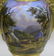 1054: ***PAIR OF OLD PARIS PORCELAIN 2-HANDLE URNS - 8
