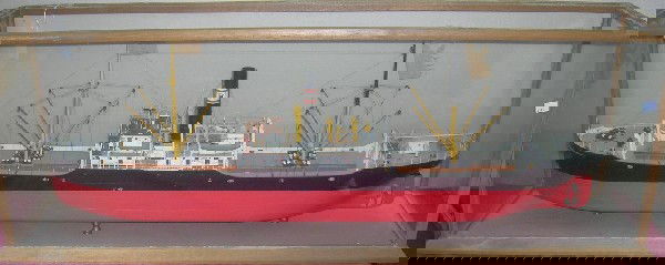 ***ADDISON, ROBERT: (1924-1988 American) Enclosed 3 dimensional model of the Carpathian Star, case approximate height 15 1/2", width 9 1/2", depth 43 1/2", PROVENANCE- Item comes from the Estate of Mrs. Robert Addison.