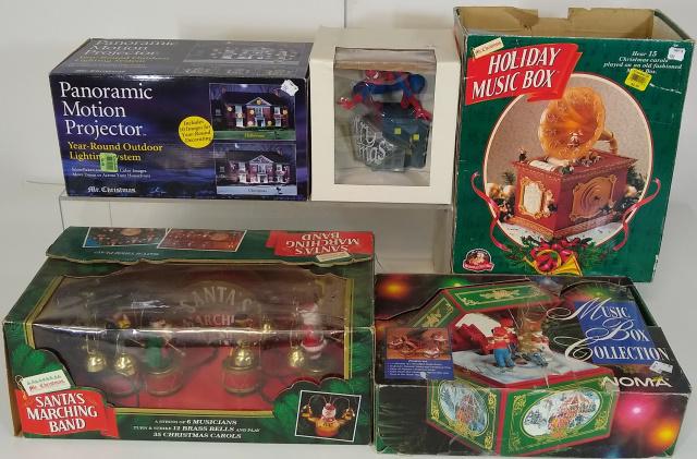 5 BOXES OF CHRISTMAS DECORATIONS (1 of 6)