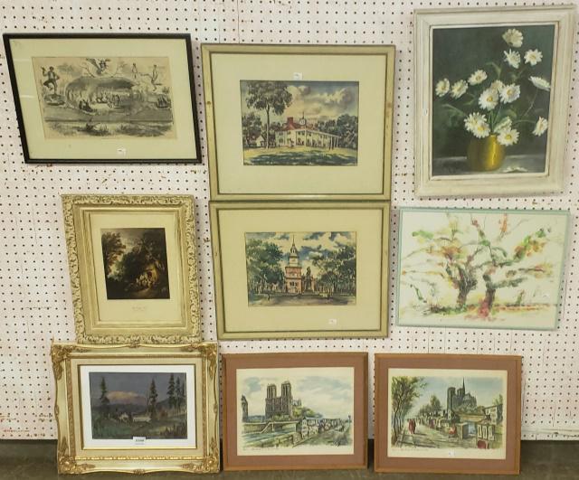 9 FRAMED WORKS (1 of 7)