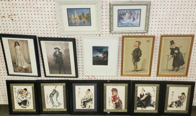 13 FRAMED WORKS (1 of 5)