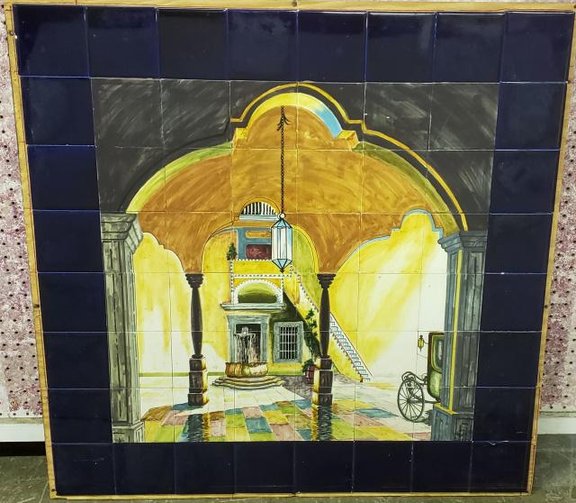 HAND PAINTED SPANISH TILE WORK (1 of 7)