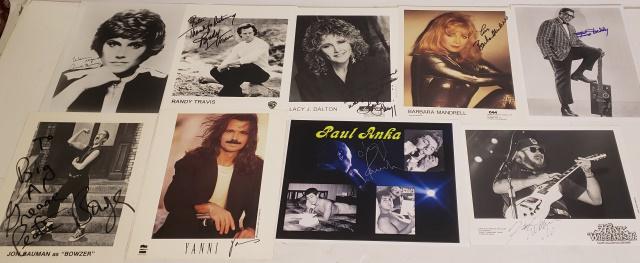 9 AUTOGRAPHED PHOTOGRAPHS (1 of 4)