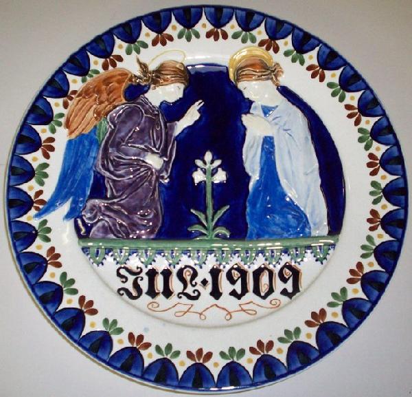 ***1909 ROYAL COPENHAGEN ALUMINIA FAIENCE CHRISTM