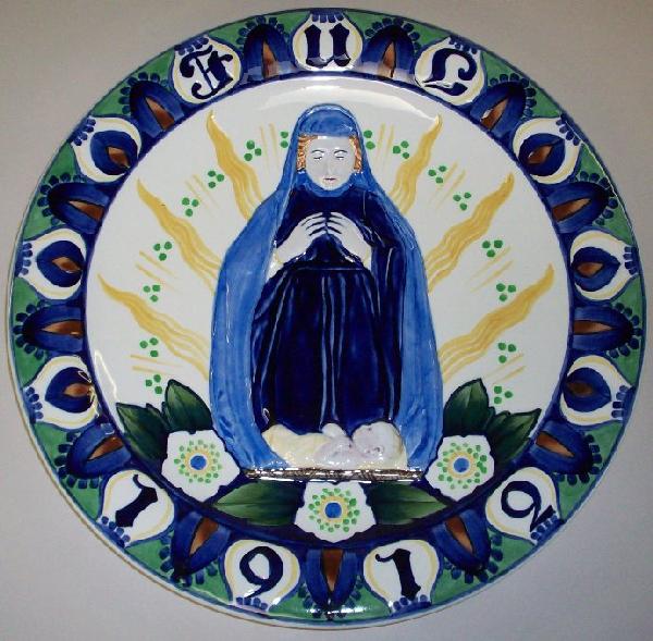 ***1912 ROYAL COPENHAGEN ALUMINIA FAIENCE CHRISTM