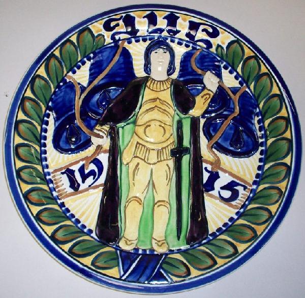 ***1915 ROYAL COPENHAGEN ALUMINIA FAIENCE CHRISTM