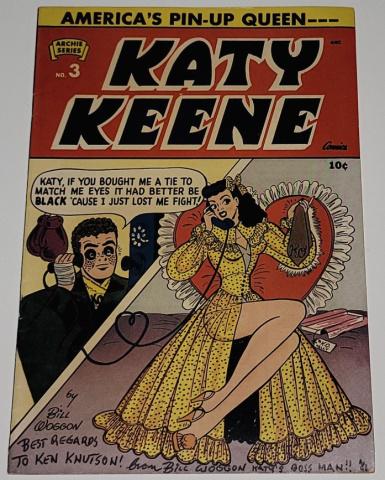 SIGNED VINTAGE KATY KEENE COMIC BOOK SIGNED WOGGON (1 of 4)