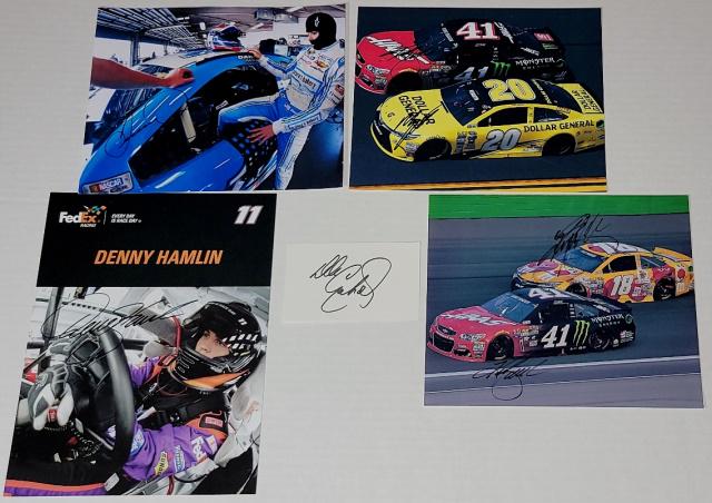 GROUP OF NASCAR AUTOGRAPHS (1 of 6)