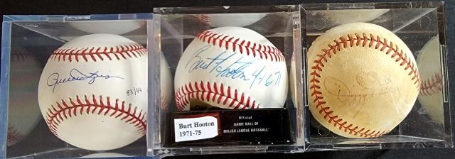 3 SIGNED BASEBALLS (1 of 3)