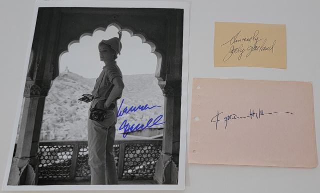 3 HOLLYWOOD LEGENDS, AUTOGRAPHS (1 of 6)