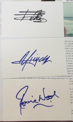 3 ROLLING STONES AUTOGRAPHS (1 of 3)