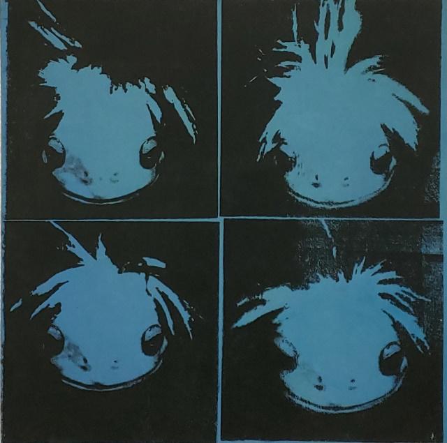 ACRYLIC AND INK IN THE STYLE OF ANDY WARHOL (1 of 5)