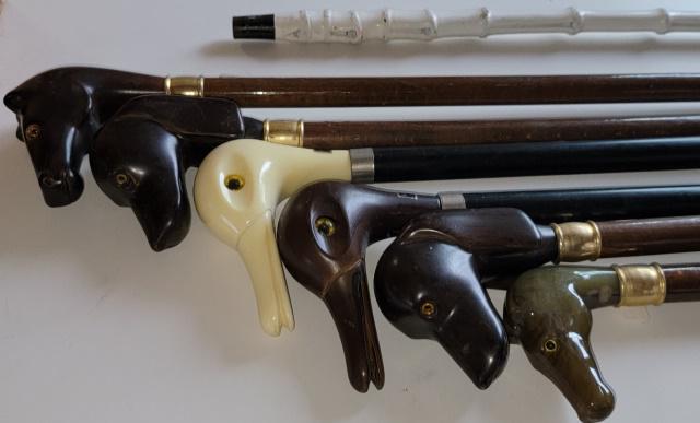 6 FIGURAL WALKING CANES (1 of 6)