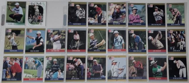 26 AUTOGRAPHED GOLF COLLECTOR CARDS (1 of 10)