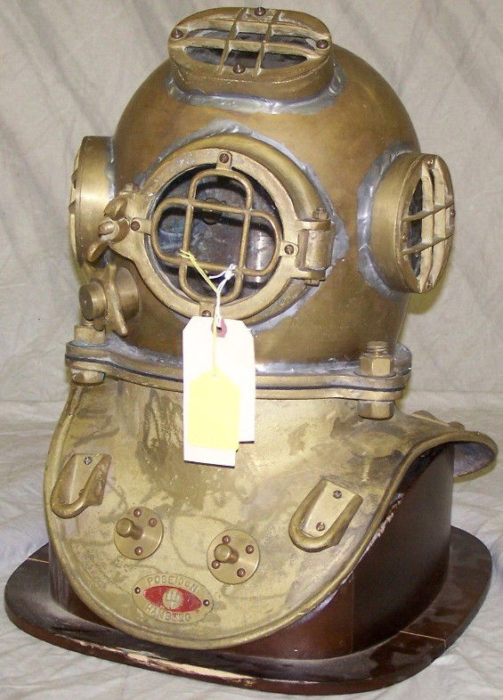 ***POSEIDON HAMBURG 1940S DIVING HELMET Sep 25, 2011 Bunte Auction
