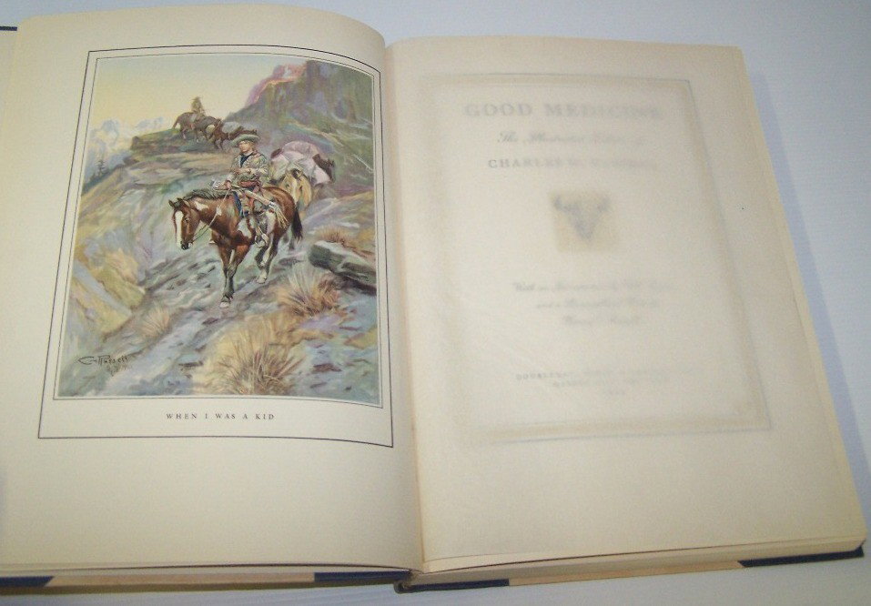 ***CHARLES M. RUSSELL BOOK| "Good Medicine" - 4