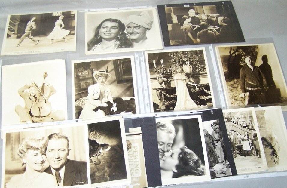 ***THIRTY MOVIE STILLS: Our Hearts Were Growing Up with Gail Russell, A Song is Born, I Was a Communist for the FBI, The Great Caruso, My Sister Eileen with Janet Leigh and Jack Lemmon, Holiday with Katherine Hepburn and Car