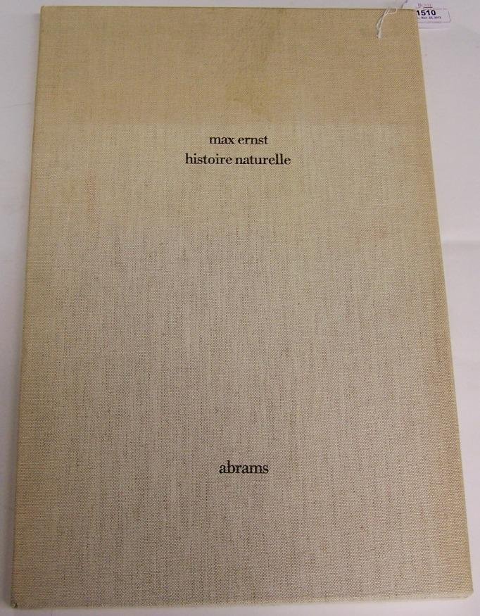 ***BOOK ''Max Ernst Histoire Naturelle'': ''Max Ernst Histoire Naturelle'', published by Harry Abrams New York Inc. and comes with a hardcover portfolio case.