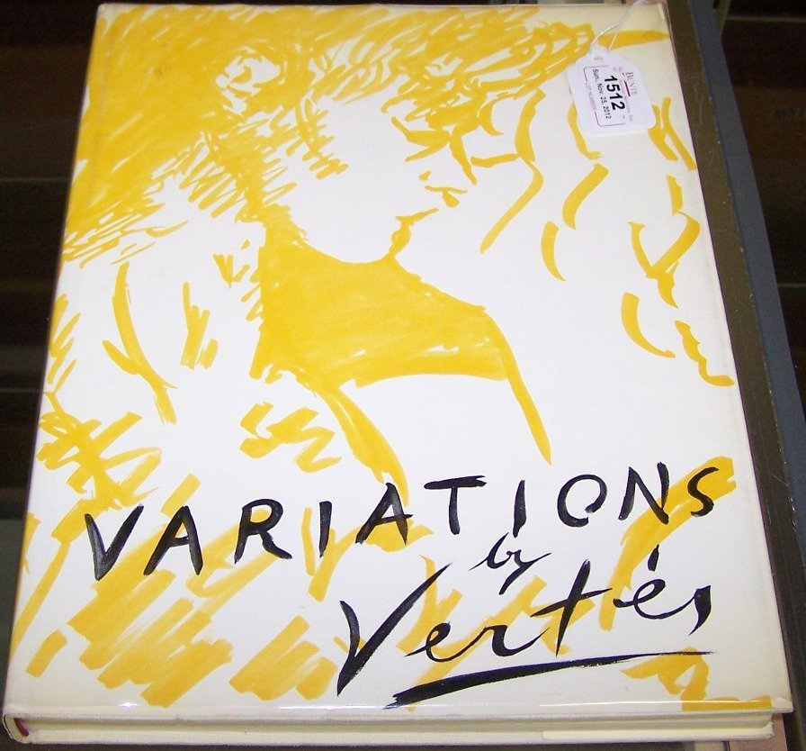 ***BOOK ''Variations by Vertes'': ''Variations by Vertes'', limited edition publication printed in a total edition of 1000 copies, has text by Claude Roger Marx and was printed by The New York Graphics Society in 1961.